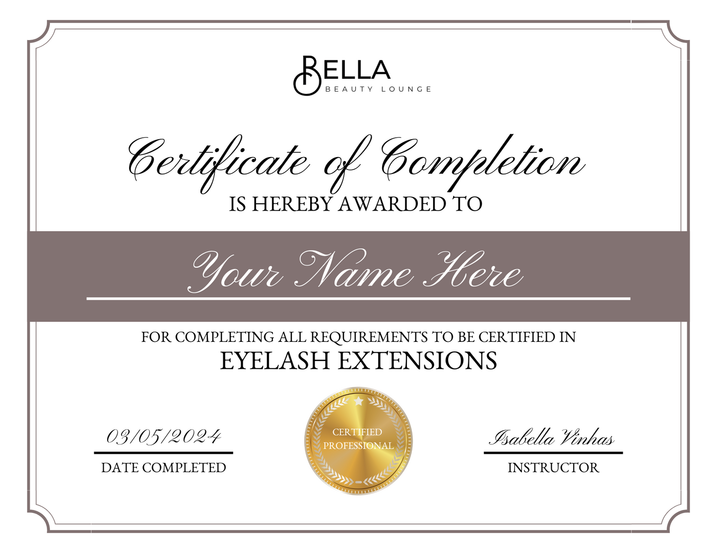 Pro Level Lashes Online Training